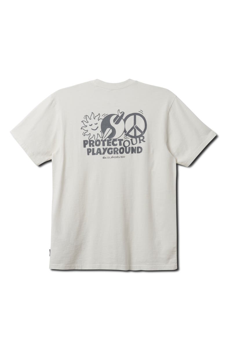 Quiksilver Wake Up World Graphic T-Shirt, Alternate, color, 