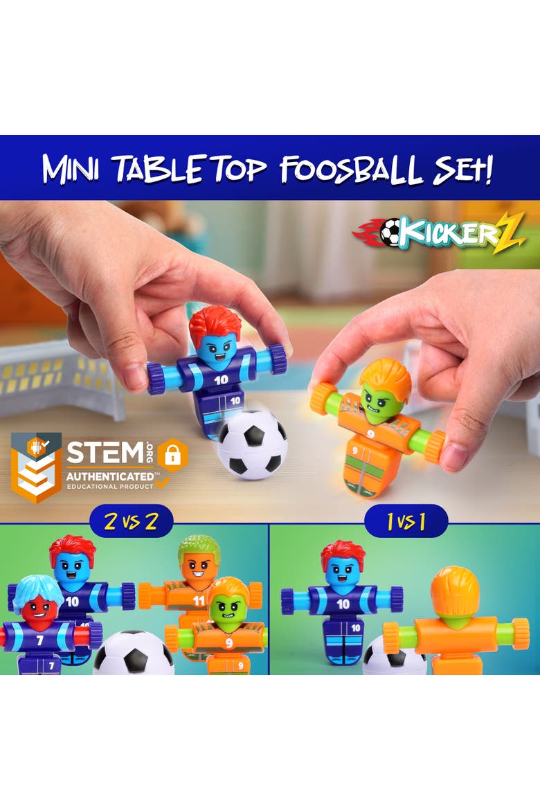 Kickerz Soccer Fidgets Game Set 8pc, Alternate, color, Multicolor