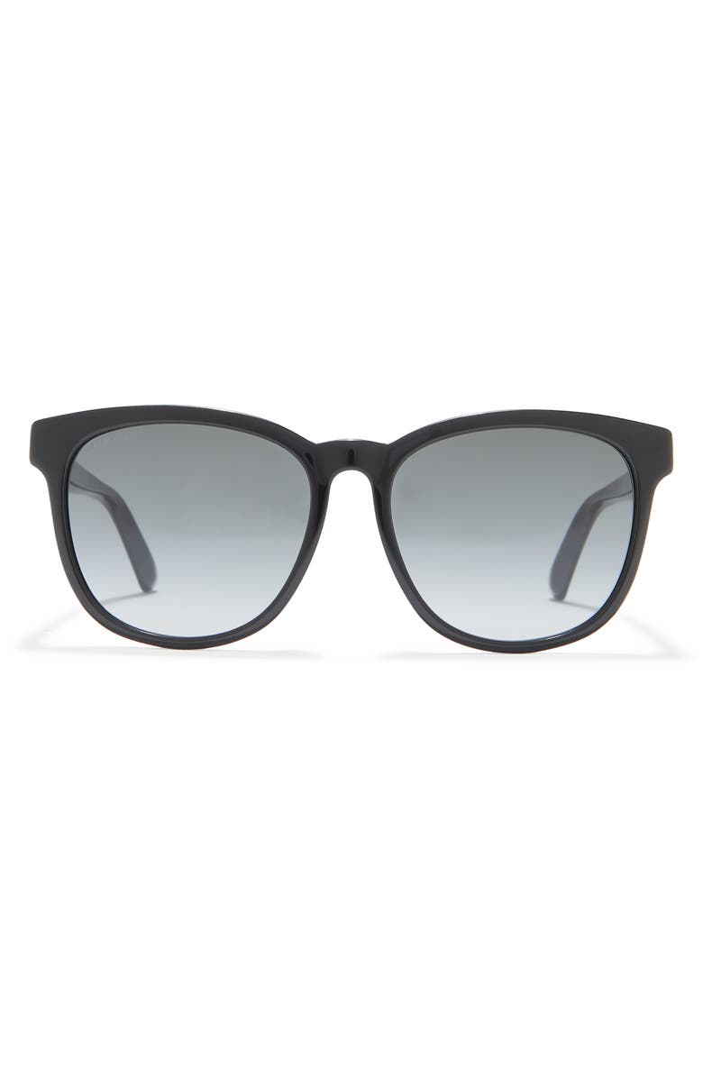 Gucci 56mm Round Sunglasses, Main, color,