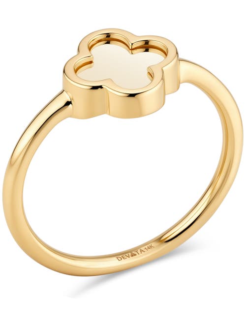 Devata Clover Ring In Gold