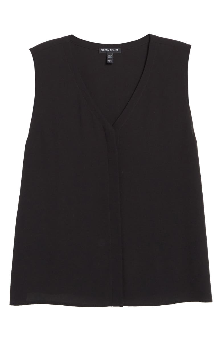 Eileen Fisher Silk Sleeveless Top, Alternate, color, 