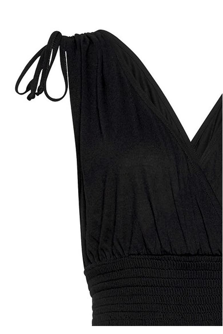 Tie Detail Jumpsuit, Alternate, color, Black