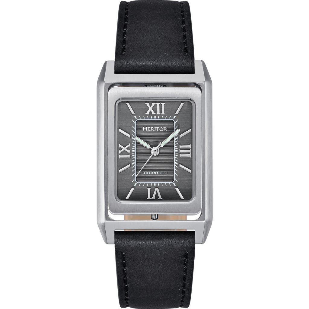 Heritor Automatic Esteban Mens Automatic Watch In Black