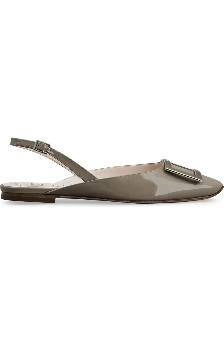 Roger Vivier Trompette Slingback Ballerina Flat, Main, color,