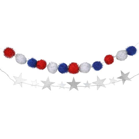 Star Spangled Sparkle Garland Duo