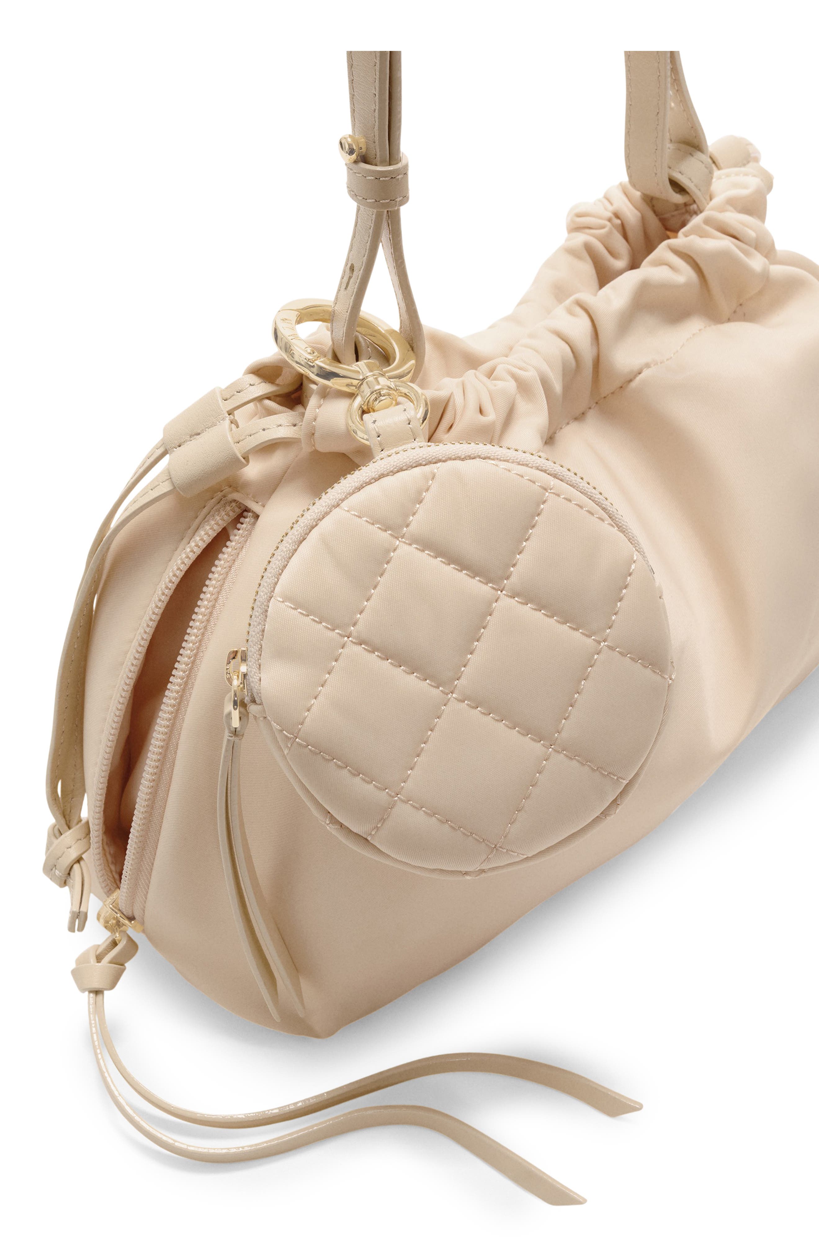 Small Waverly Nylon Shoulder Bag, Alternate, color, BUFF