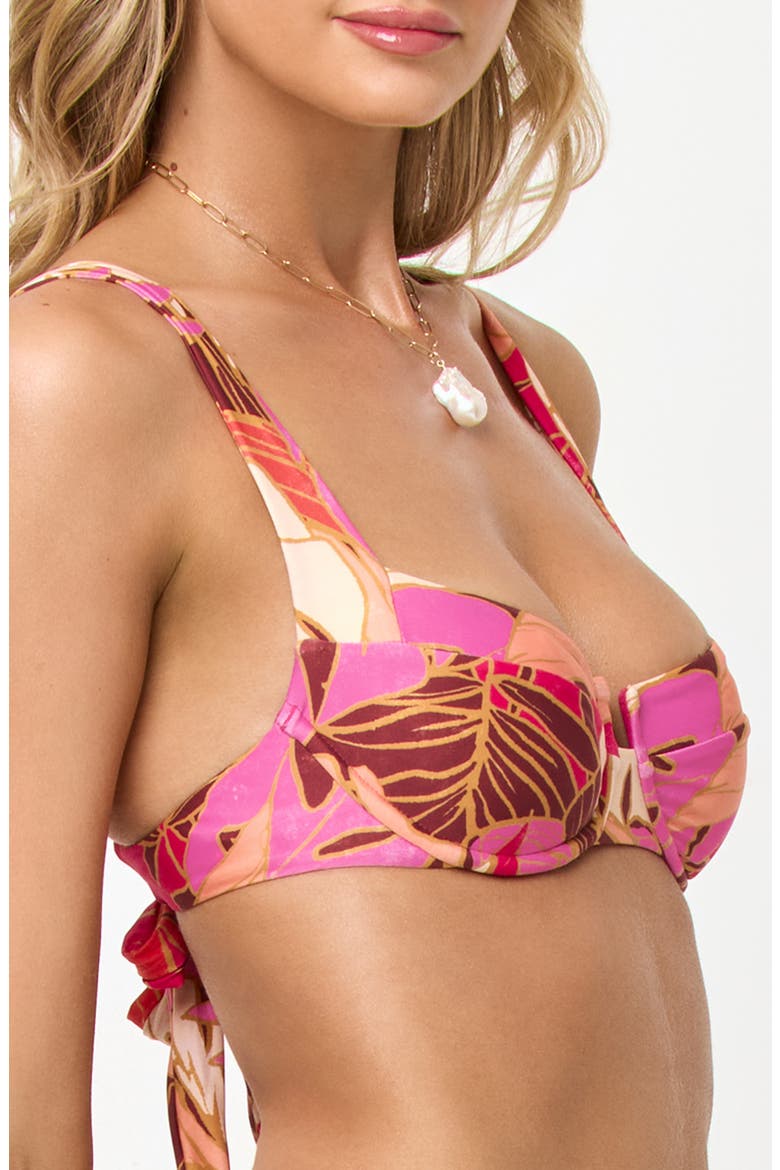 Mako Underwire Bikini Top, Alternate, color, LEAF IT TO ME
