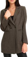 Belle & Bloom Kensington Oversize Double Breasted Wool Blend Coat