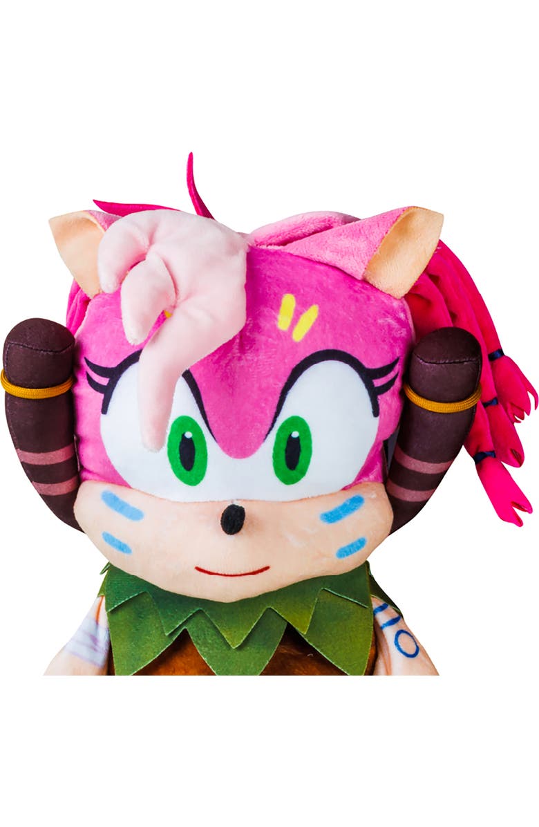 Sonic Prime 15 Inch Plush Kids Backpack Thorn Rose, Alternate, color, Multicolored