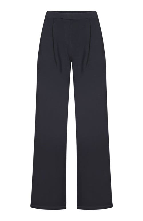 Saint + Sofia Camden Wide Leg Pant In Black