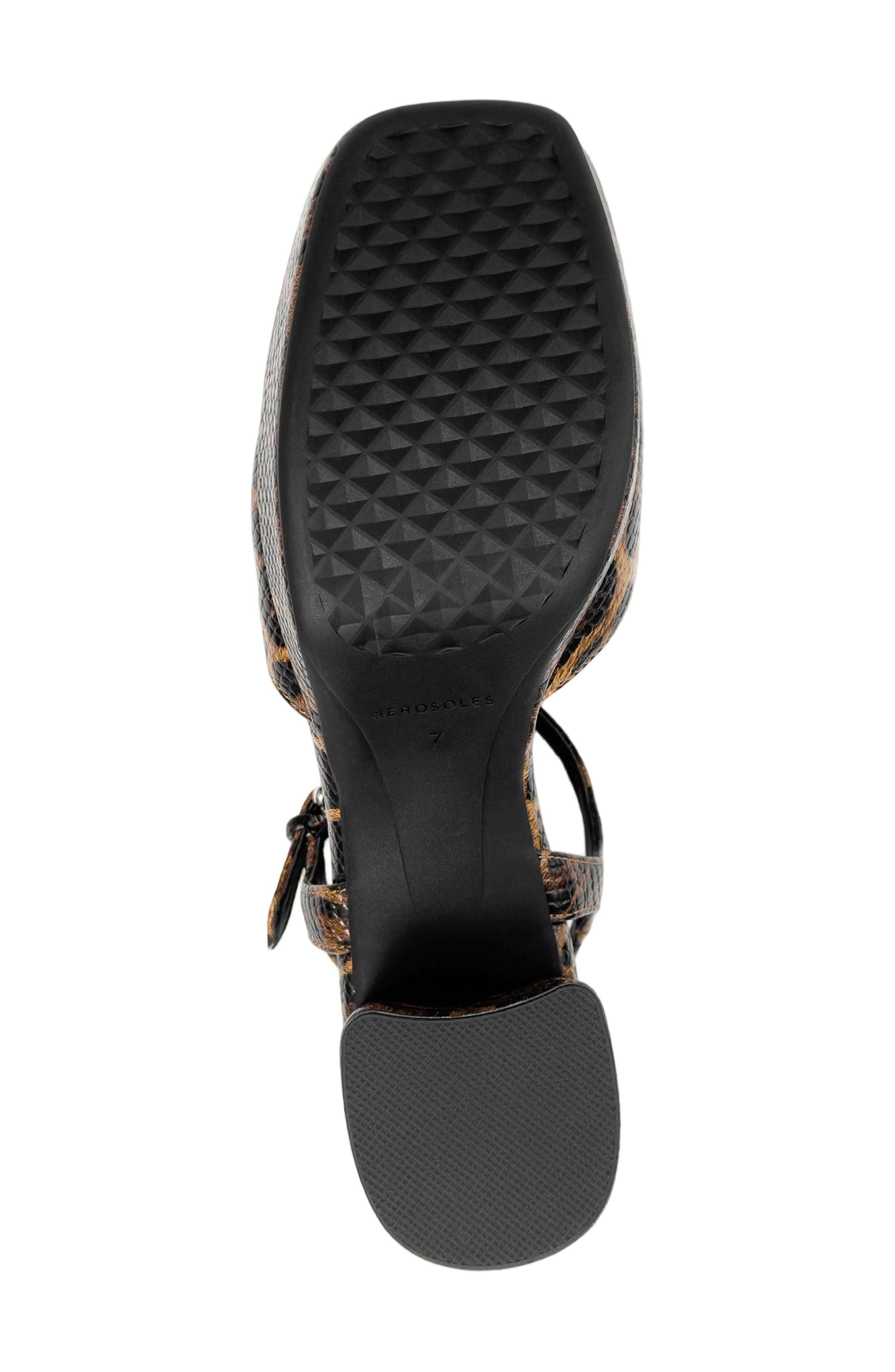 Aerosoles Senna Ankle Strap Platform Pump, Alternate, color, Jaguar Print