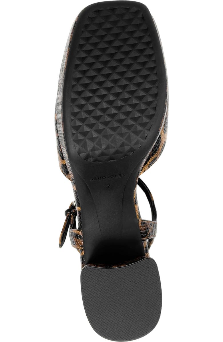Aerosoles Senna Ankle Strap Platform Pump, Alternate, color, Jaguar Print