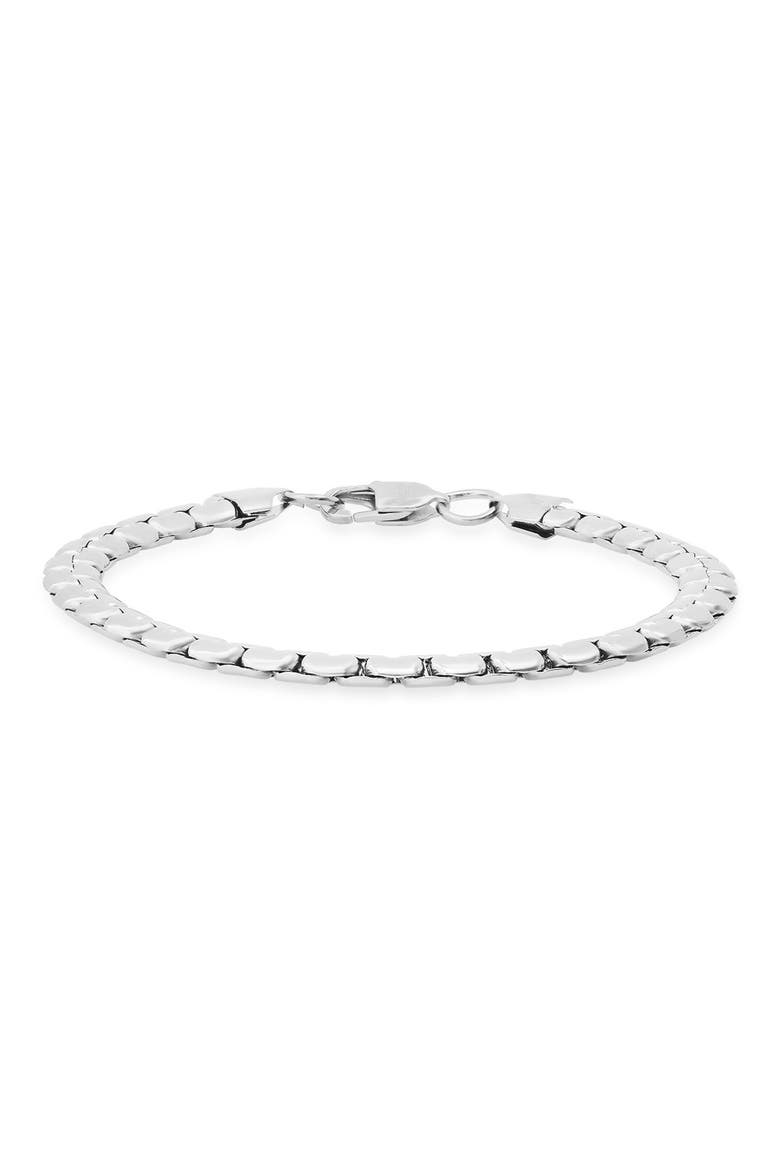 Stainless Steel Bracelet, Main, color, METALLIC