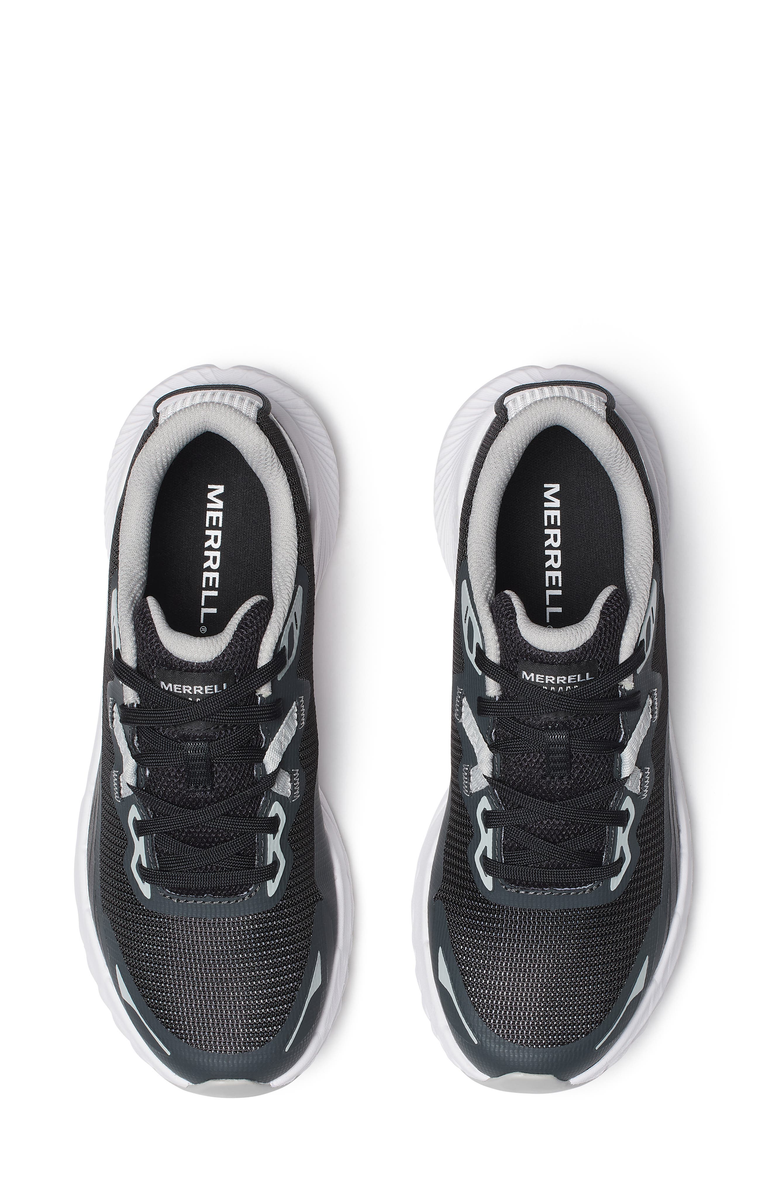 Merrell Agility Trail Running Shoe, Alternate, color, Black