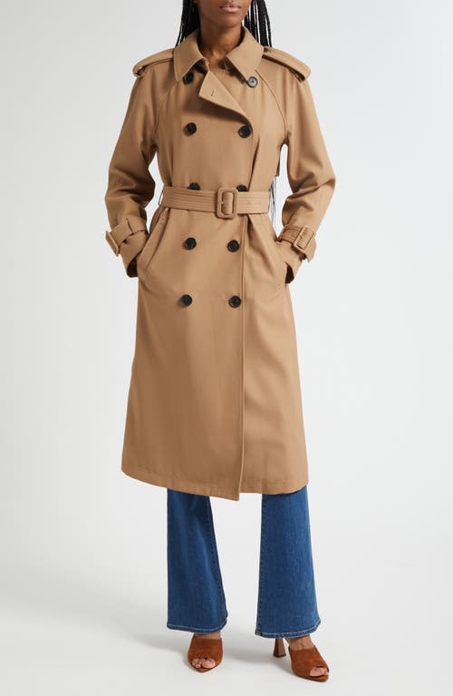 Veronica Beard Conneley Dickey Trench Coat In Blue