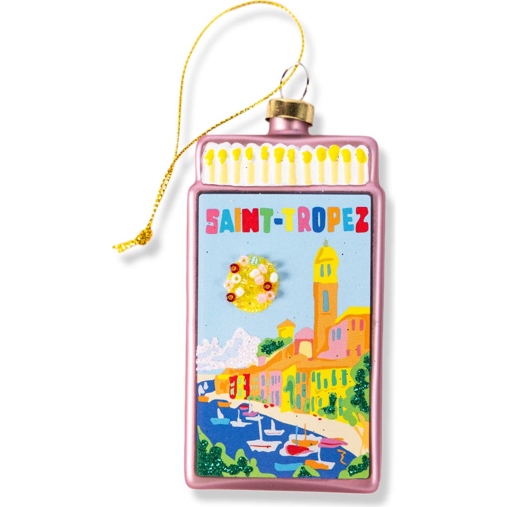 Furbish Matchbook Ornament In Pink