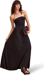 Ro&Zo Jersey Bandeau Dress