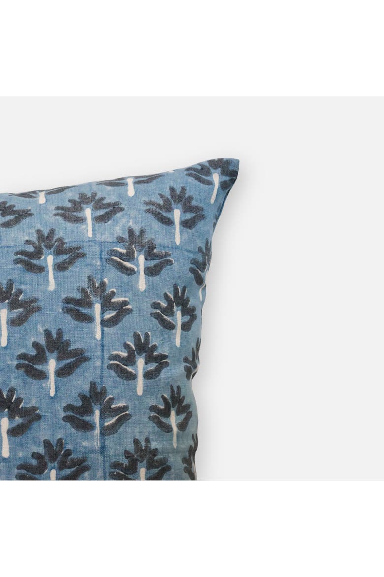Zeenat Throw Pillow Cover, Alternate, color, Steel Blue