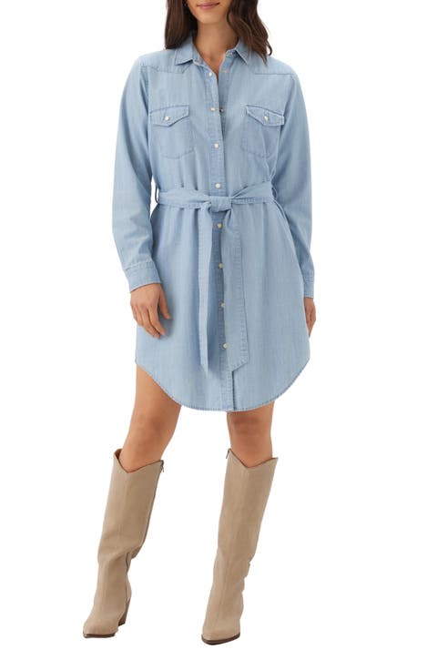 Western Belted Shirtdress