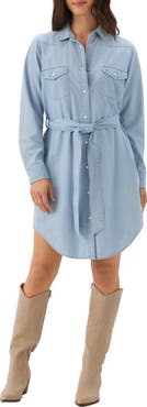 Karen Kane Western Belted Shirtdress