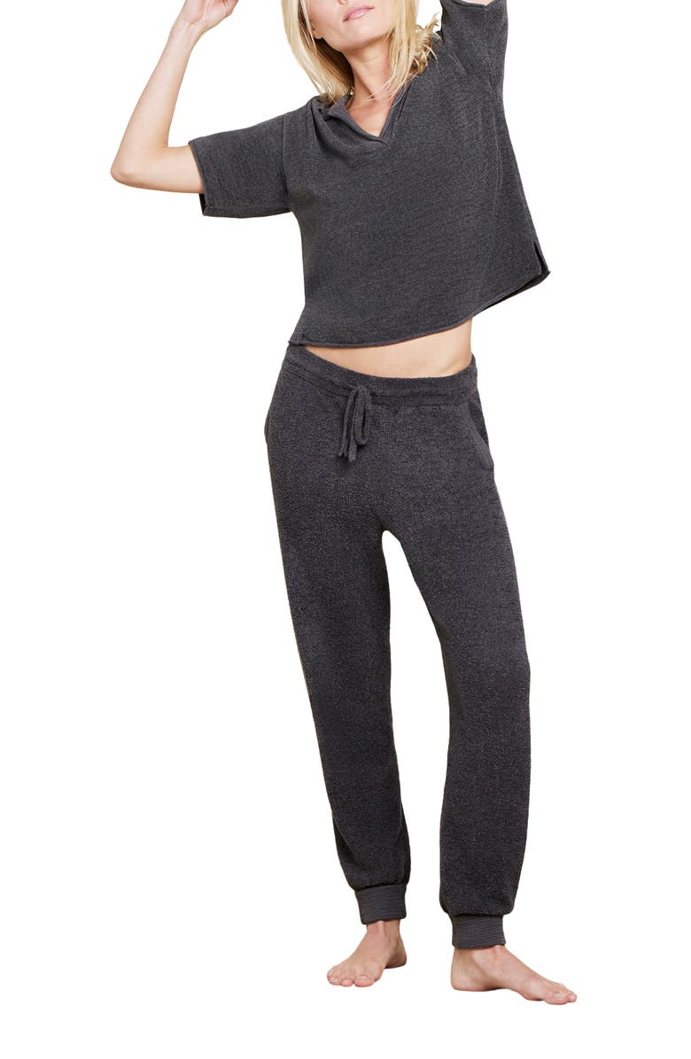 Barefoot Dreams<sup>®</sup> Collared Knit Top, Alternate, color, Carbon