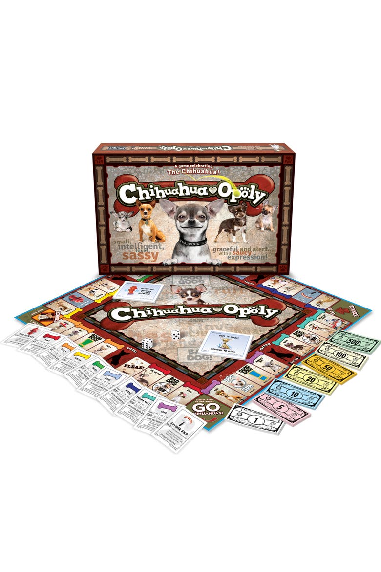 Chihuahuaopoly Monopoly Board Game, Alternate, color, Multicolored