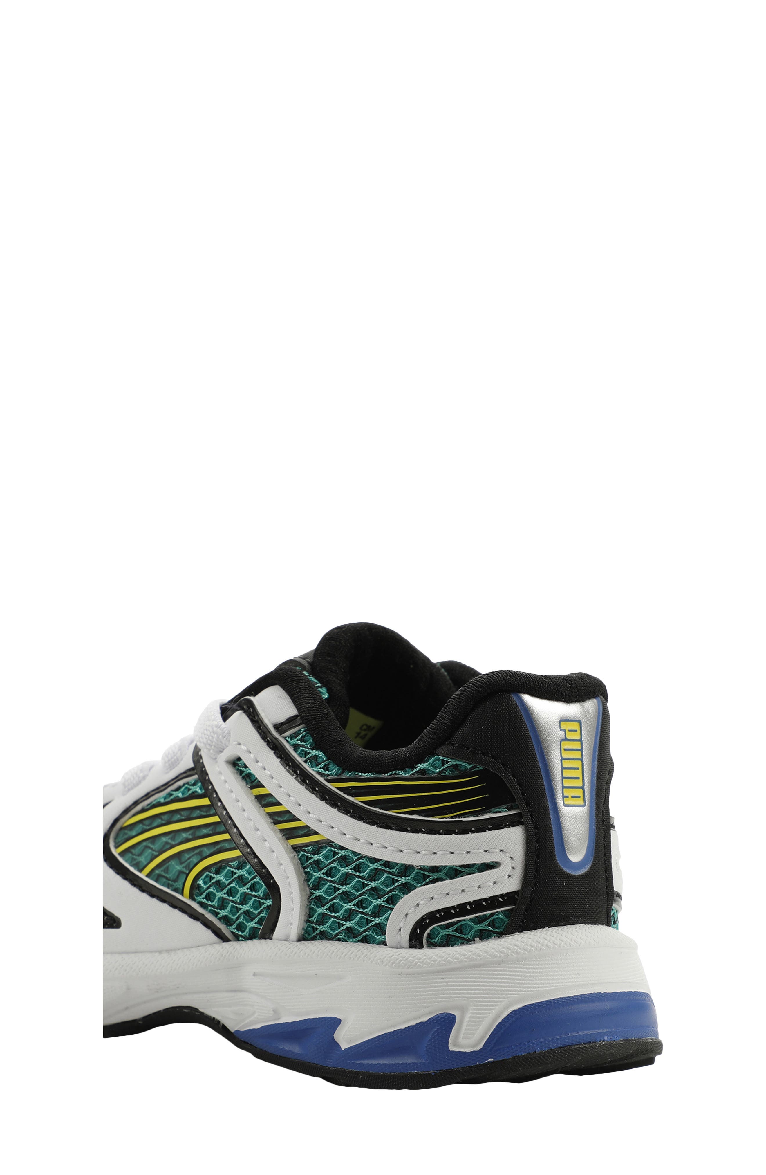 Kids' Skyjet Sneaker, Alternate, color, PUMA WHITE/ GREEN/ LEMON
