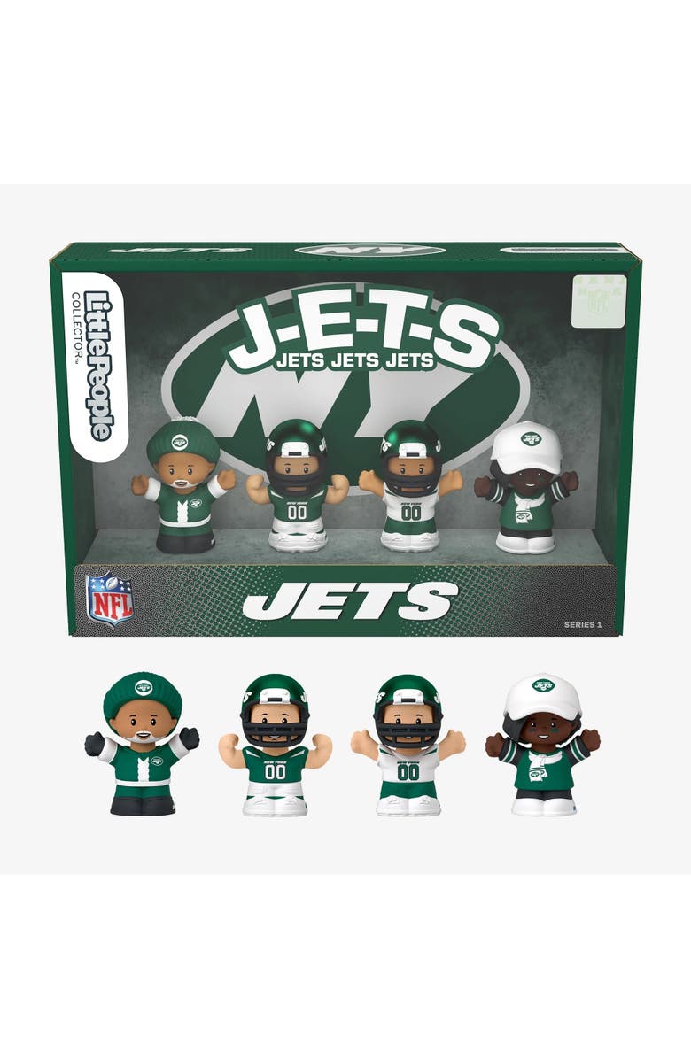 Mattel New York Jets NFL Little People Collector Figure Set, Main, color, Multi-Color