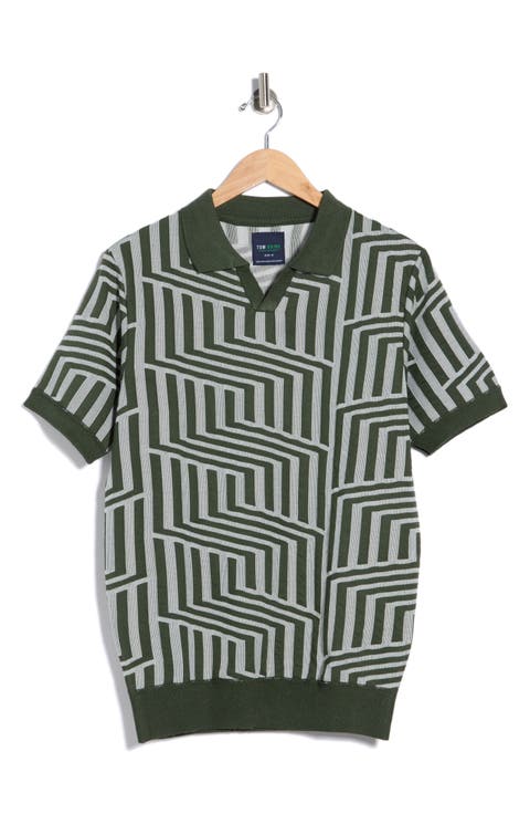 Johnny Collar Knit Polo Sweater