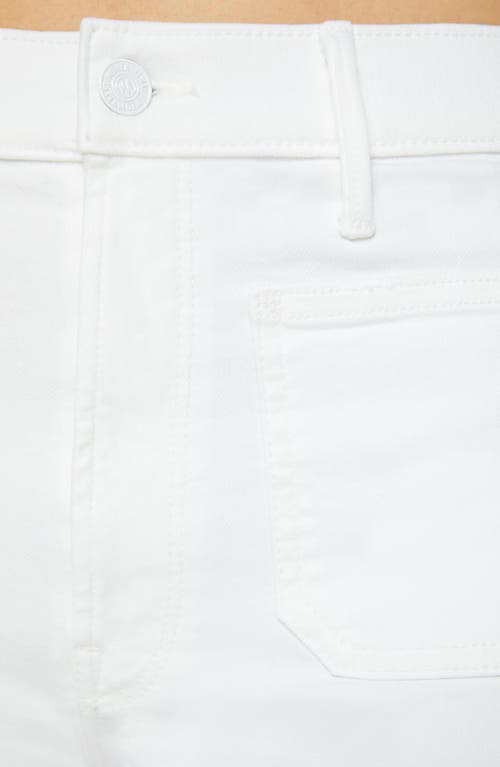 Shop Mother Undercover Sneak Patch Pocket Wide Leg Jeans In Fairest Of Them All