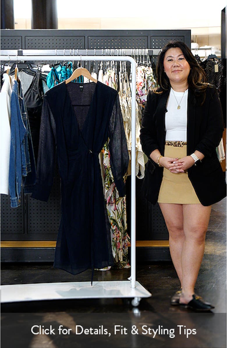 Dosala Long Sleeve Wrap Dress, sales video thumbnail