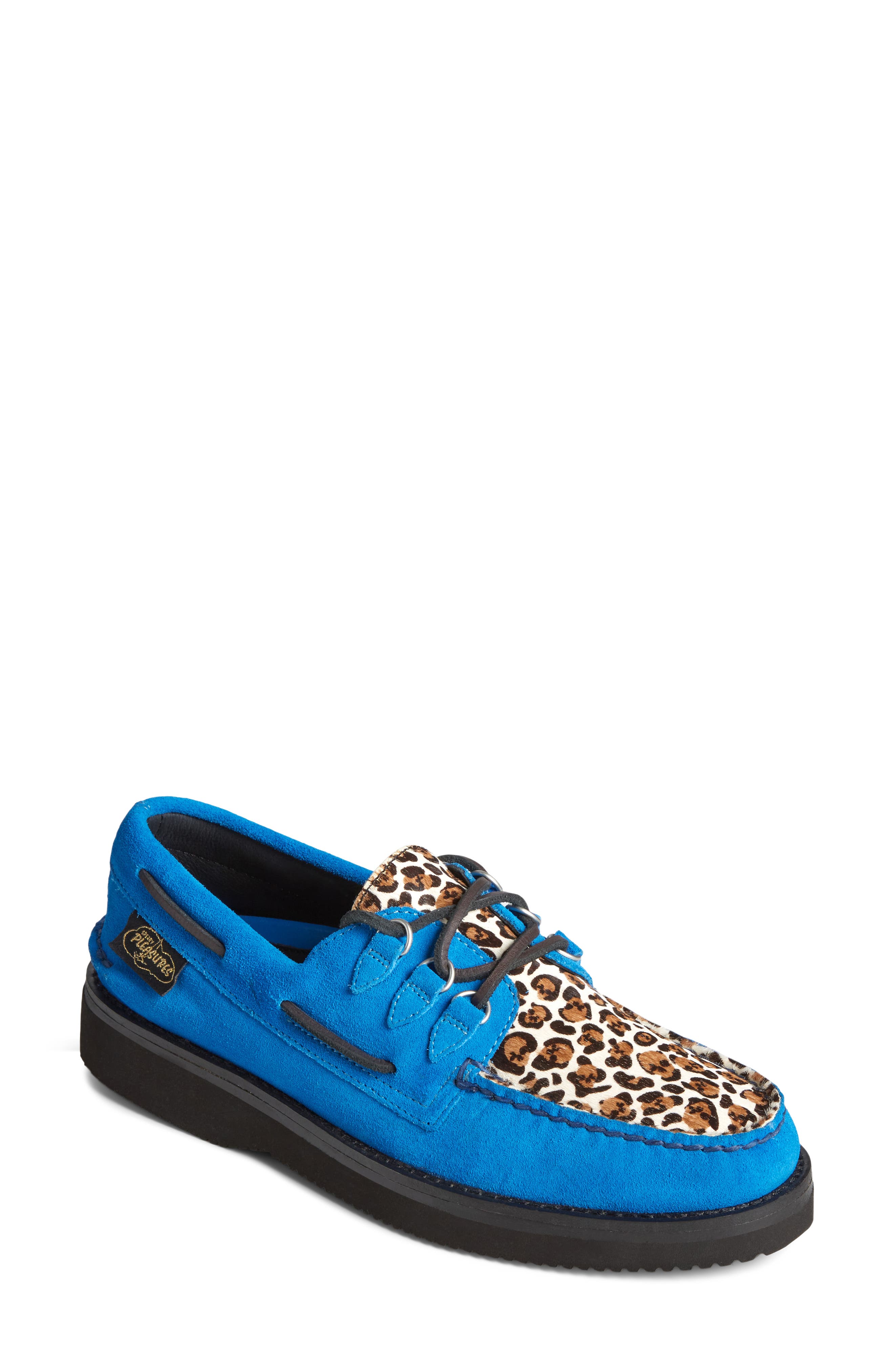 Sperry x PLEASURES Authentic Original Leopard Boat Shoe, Main, color, 