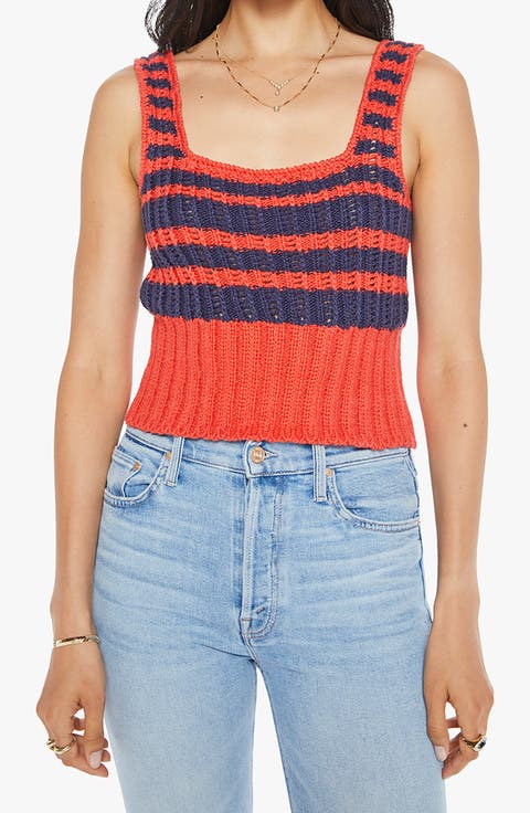 Stripe Sweater Tank