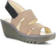 Fly London Yaad Slingback Platform Wedge Sandal