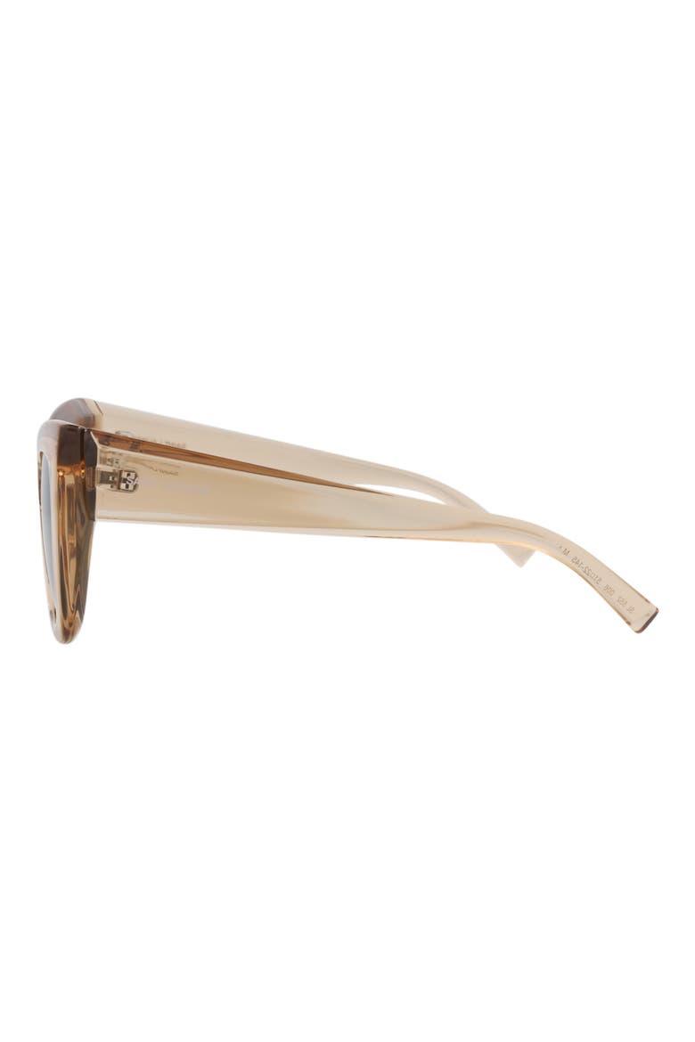 51mm Cat Eye Sunglasses, Alternate, color, BEIGE/ GREY