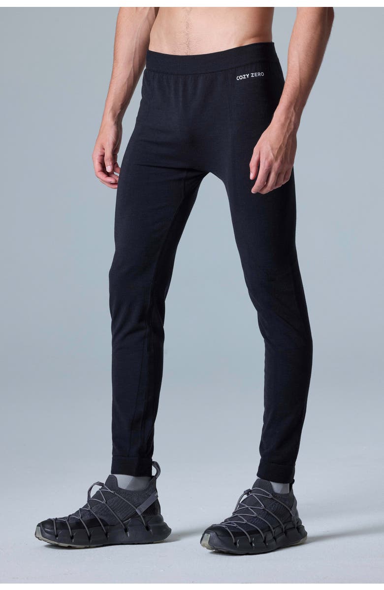 COZY ZERO Tech Merino Base Layer Slim Fit Jogger, Alternate, color, Black