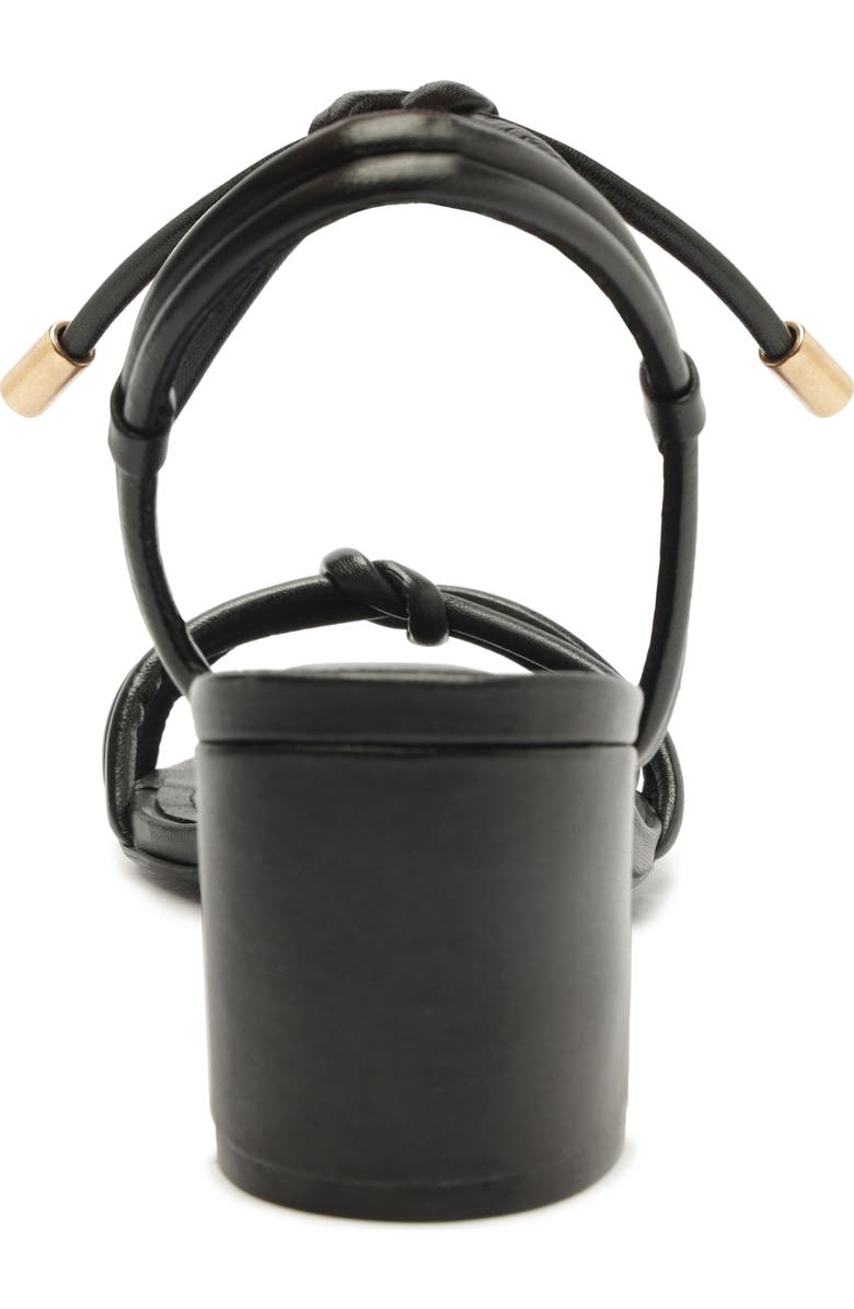 Arezzo Camila Ankle Strap Sandal, Alternate, color, Black Leather