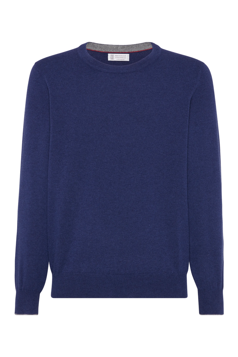 Cashmere sweater, Main, color, Azure