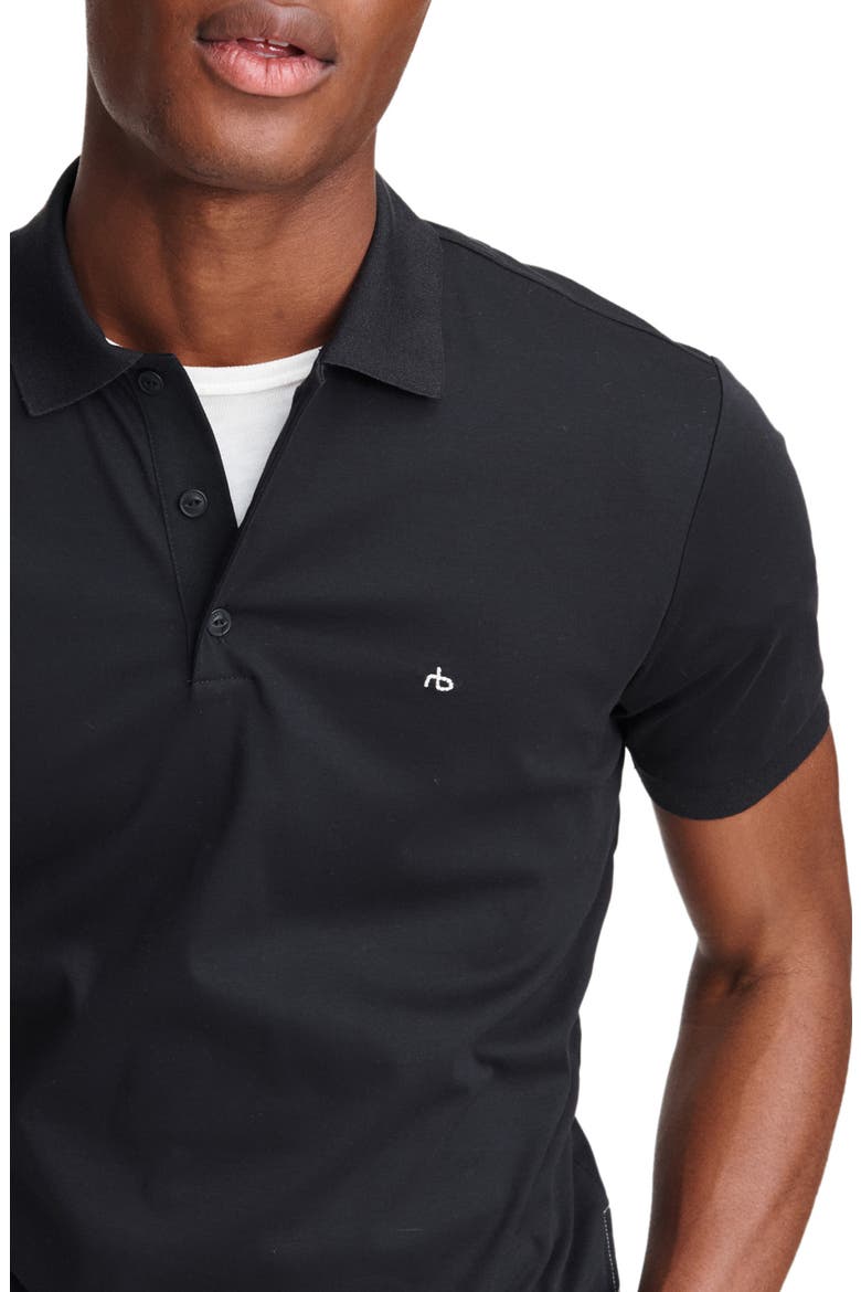 Interlock Slim Fit Heathered Polo Shirt, Main, color, SHDWGREY