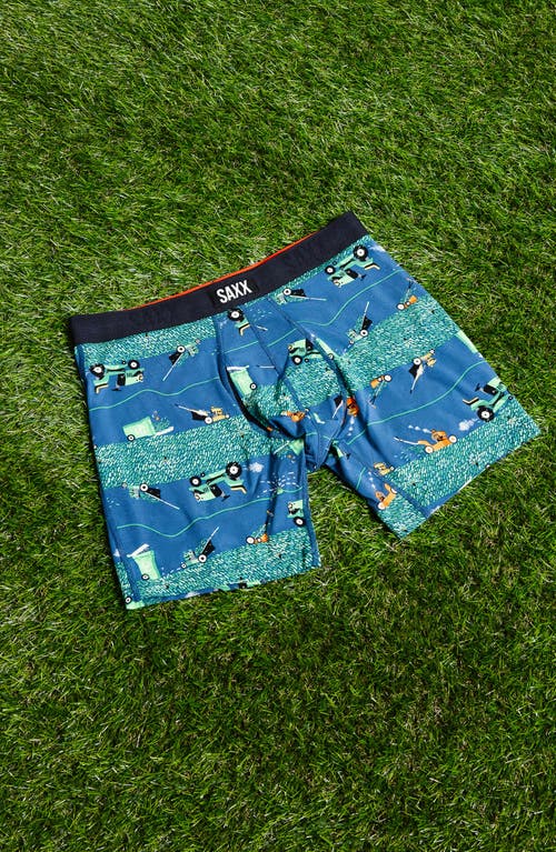 Saxx Vibe Xtra Super Soft Boxer Briefs In Blue