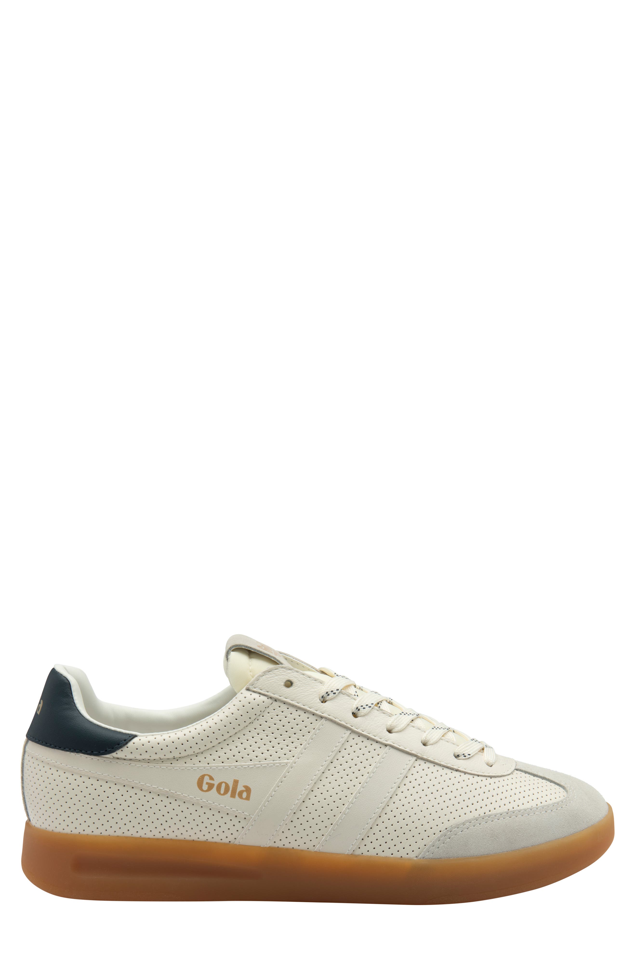 Cyclone Leather 76 Sneaker, Alternate, color, OFF WHITE/ NAVY/ GUM