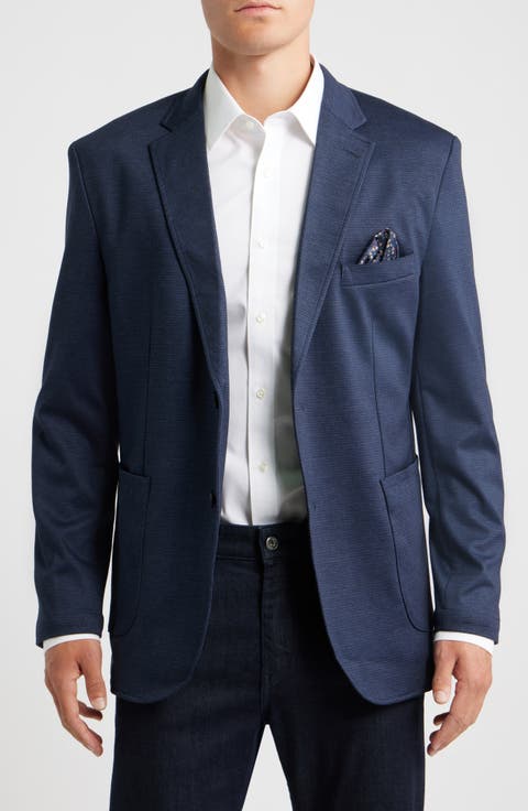 XC Flex® Microcheck Knit Sport Coat