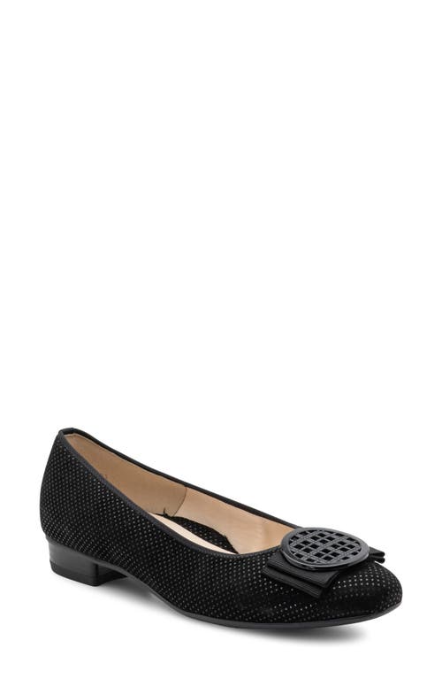 ara Bambi Flat in Black Puntikid  product