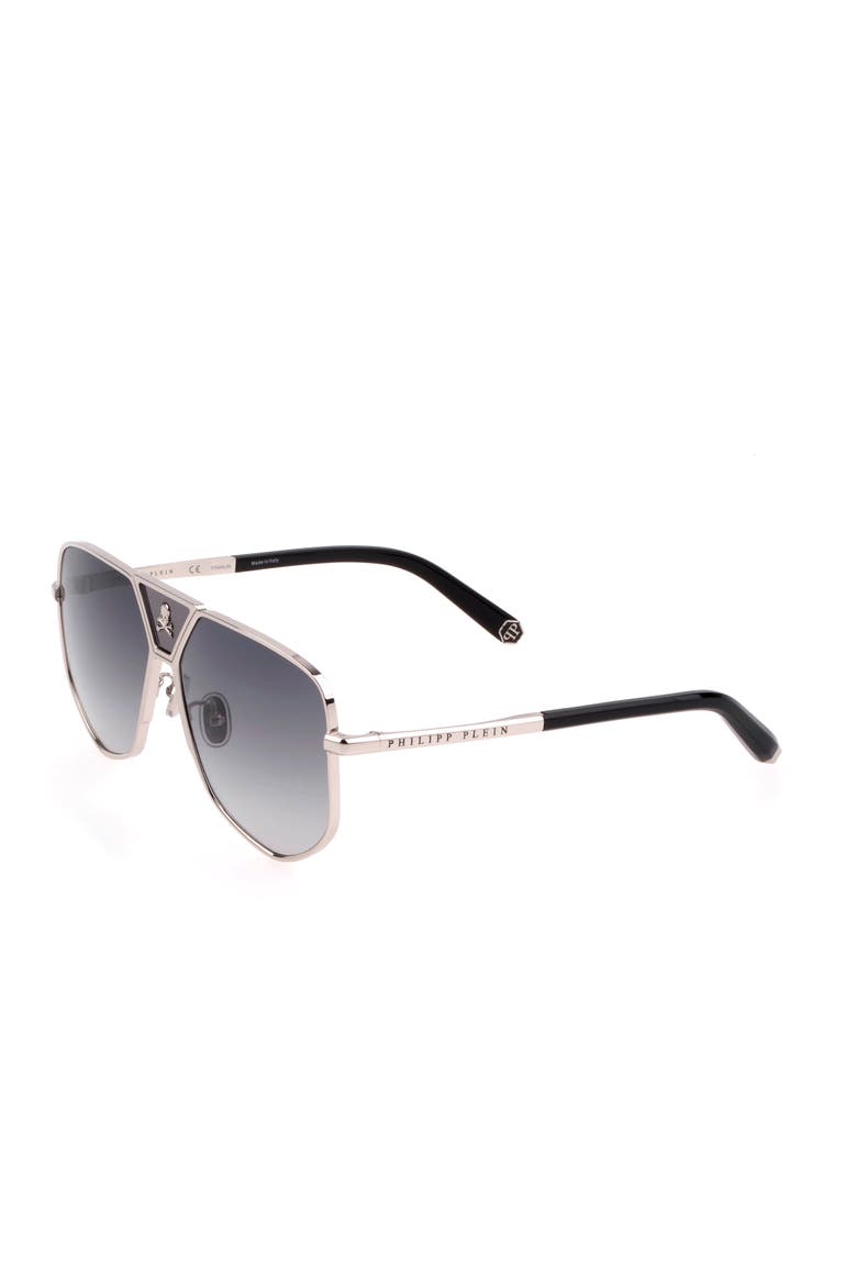 Sunglasses Skull Men, Alternate, color, Silver