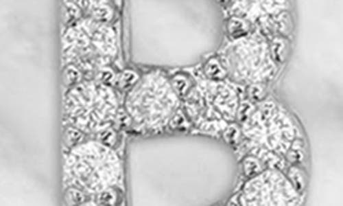 Melinda Maria Baby Love Letters Initial Pendant Necklace In Silver B
