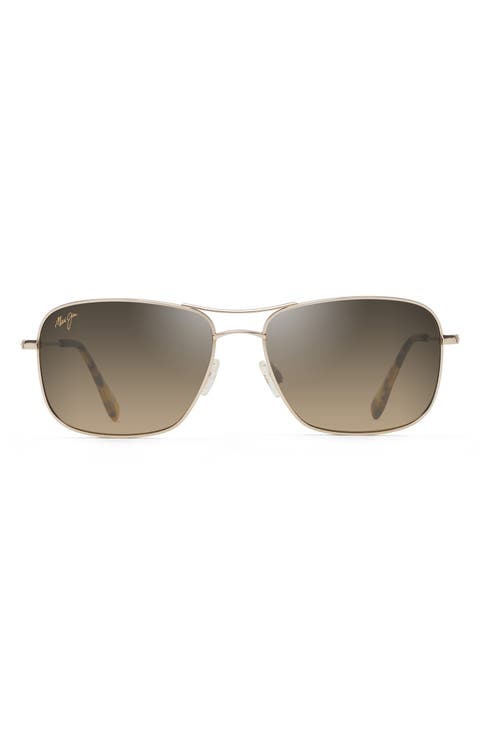 Wiki Wiki 59mm Polarized Aviator Sunglasses