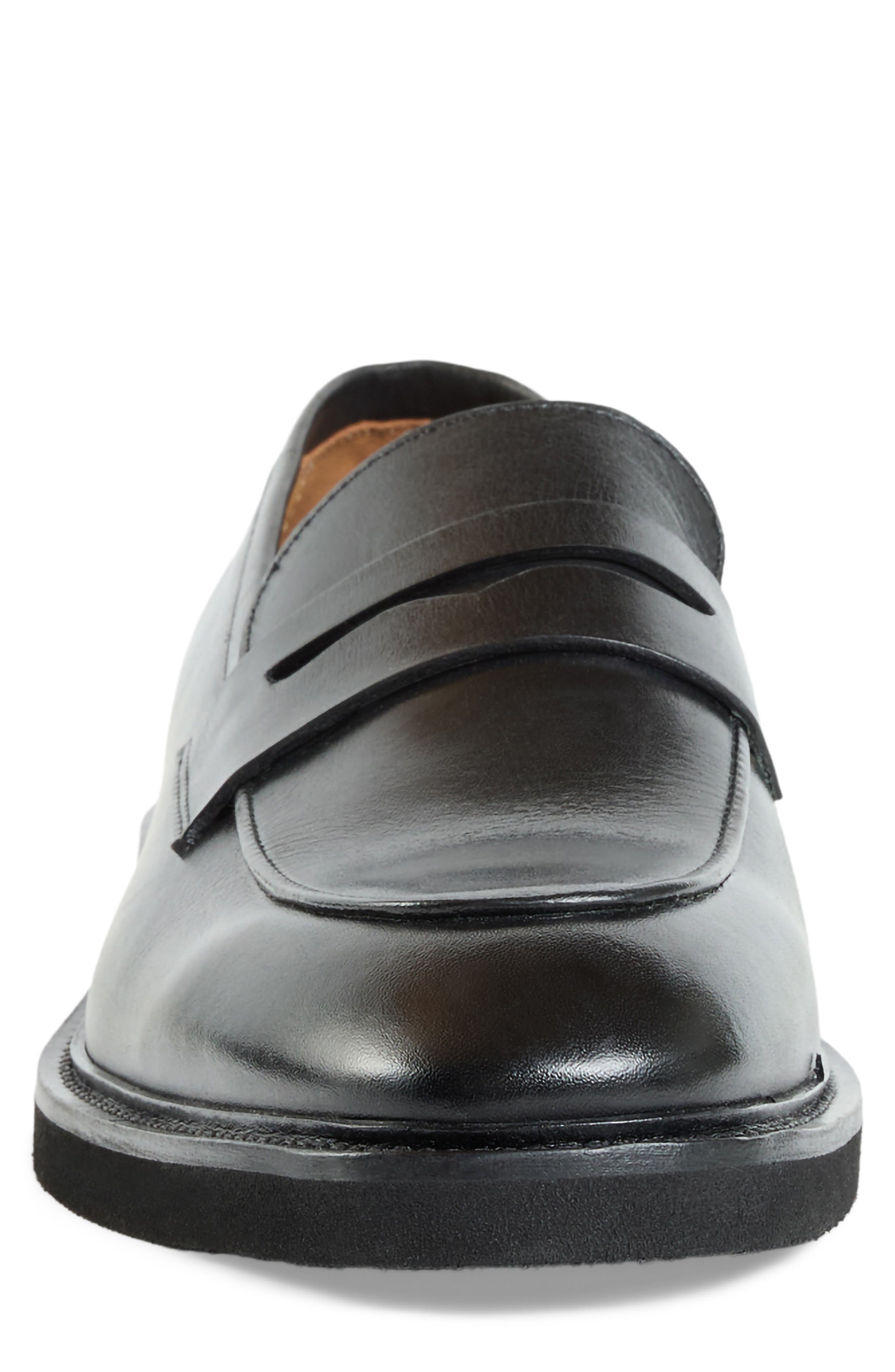 Volano Penny Loafer, Alternate, color, BLACK LEATHER