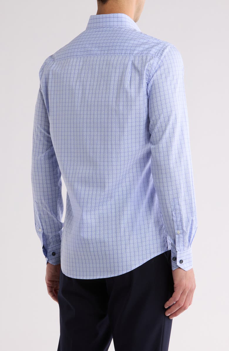 Duchamp Plaid Tailored Fit Dress Shirt, Alternate, color, 