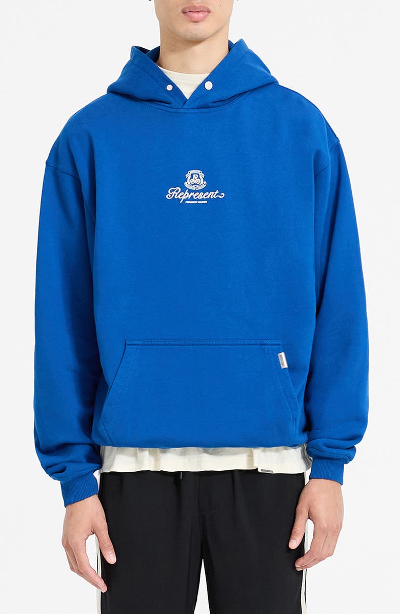Represent Permanent Vacation Oversize Graphic Hoodie, Main, color, 