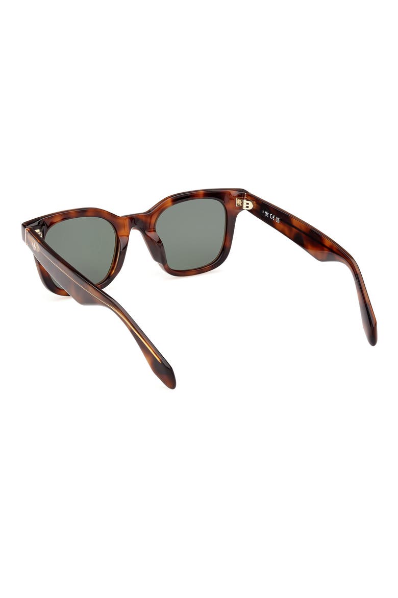 47MM Round Sunglasses, Alternate, color, DARK HAVANA / GREEN